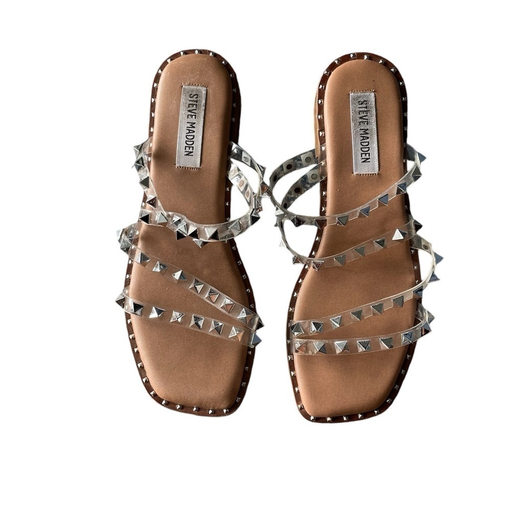 Steven Madden Women Brown Sandals Size 6.5